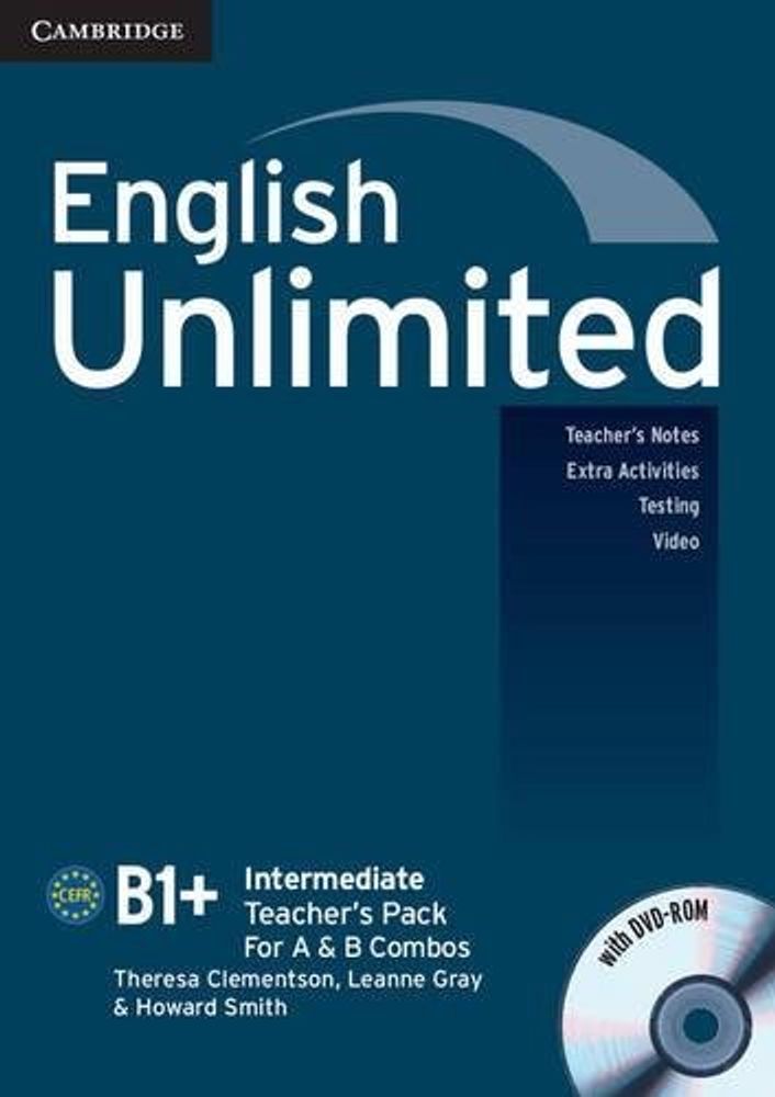 English Unlimited Intermediate Teacher&#39;s Pack (Teacher&#39;s Book with DVD-ROM) Книга для учителя