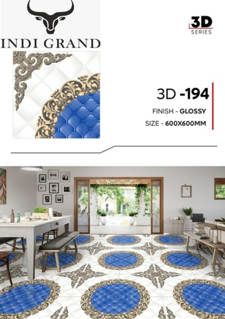 Керамогранит 3D 60х60 glossy - 194