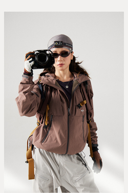 Куртка Nothomme Blue Structure Waterproof Soft Shell Hooded Jacket Orange Pink