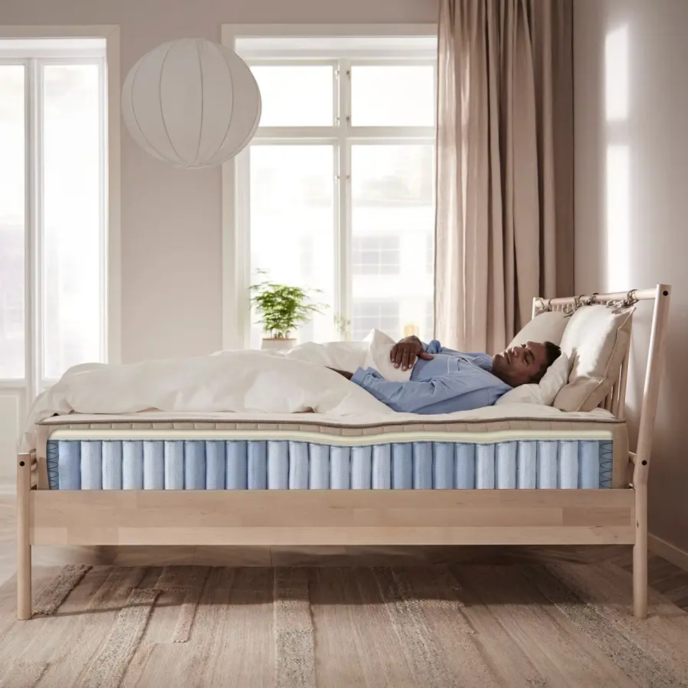 Матрас - VATNESTRÖM /VATNESTRОM  IKEA/ ВАТНЕСТРЁМ ИКЕА, 200х90 см, светло-бежевый