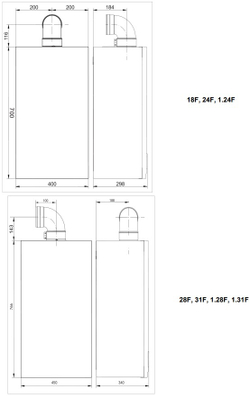 Газовый настенный котел Baxi ECO Life Газовый настенный котел Baxi ECO Life 1.24F