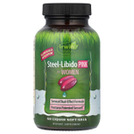 Irwin Naturals, Стальное-Либидо, розовые, для женщин, 60 мягких желатиновых капсул с жидким наполнением