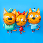 Фольгированный шар-фигура «Три кота. Компот», 122 см