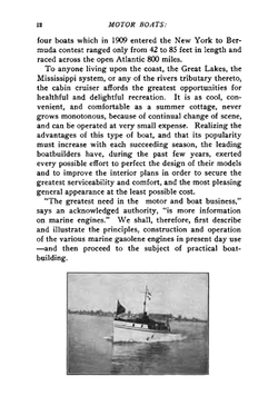 Motor Boats. Construction and Operation : An Illustrated Manual for Motor Boat, Launch and Yacht Owners, Operators of Marine Gasolene Engines, and Amateur Boatbuilders | Thomas Herbert Russell