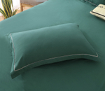 Комплект постельного белья Однотонный Сатин с Одеялом (простынь на резинке) FBR001