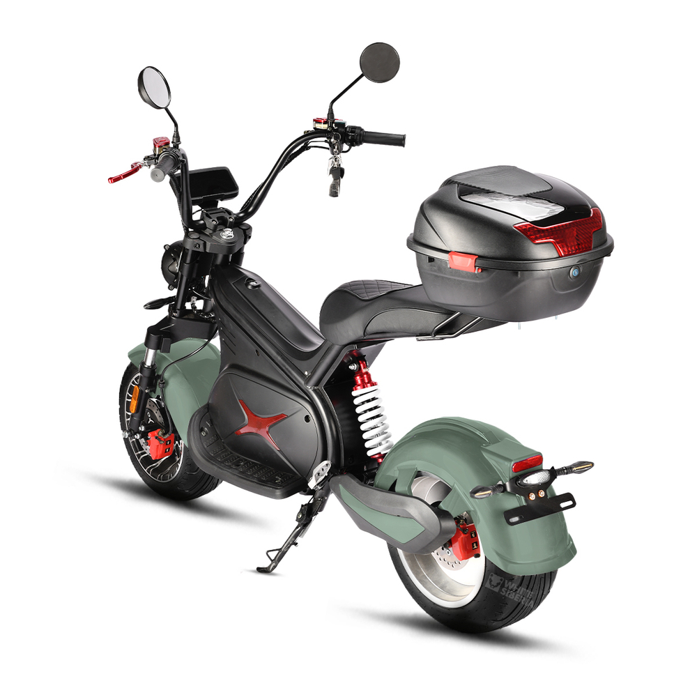 Электроскутер White Siberia BLACK SEA (GREEN) 5000W