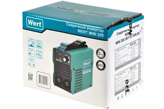 Сварочный инвертор "WERT" MINI 200 (W1701.009.00)