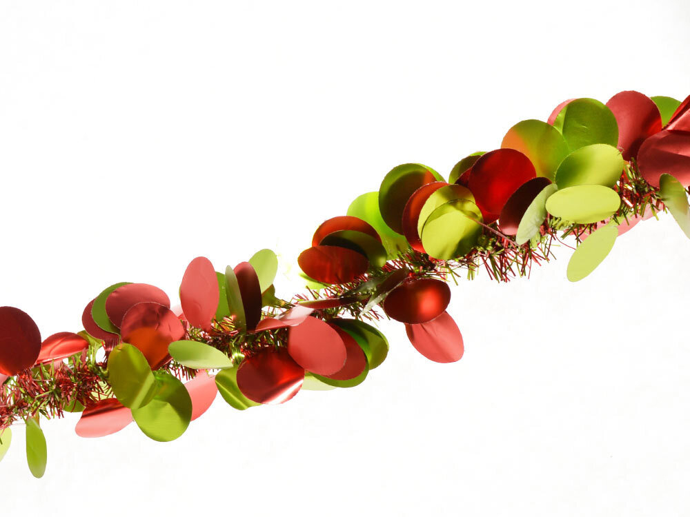 Мишура новогодняя 2м*8см "Круг" микс цветов