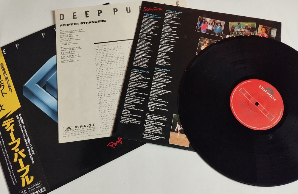 Винтажная виниловая пластинка LP Deep Purple Perfect Strangers (Japan 1984) (Obi) (EX)