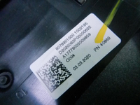 Спойлер крышки багажника Mercedes A W177 (2018-н.в.) хэтчбек
