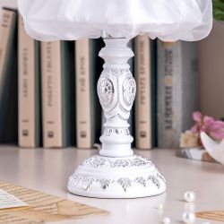 Настольная лампа Корса Сильвер Мадлен Белый