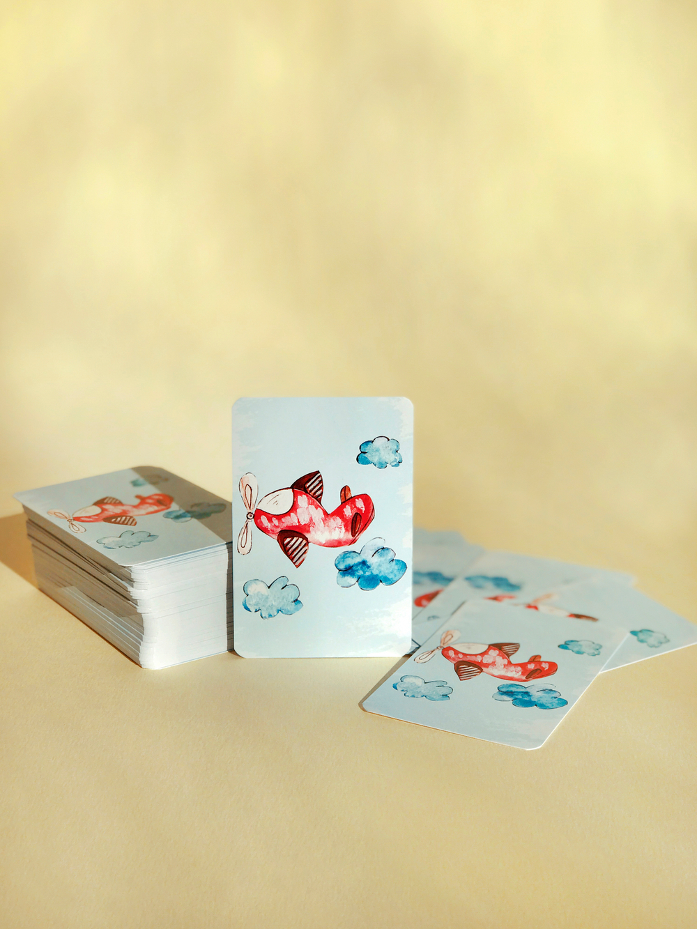 Открытка "Самолётик" 6 × 9 см