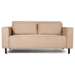 Club диван-кровать прямой, велюр Frost beige