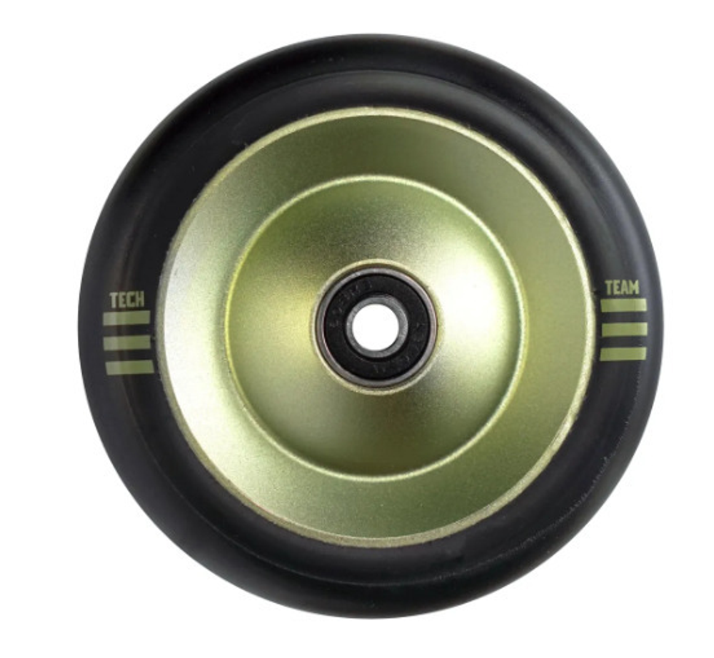 Колесо для самоката X-Treme 110*26мм. Форма Solid Shreder green
