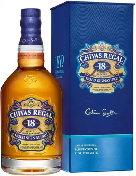 Чивас Ригал 18лет 0,75 п/уп 40% Шотландия