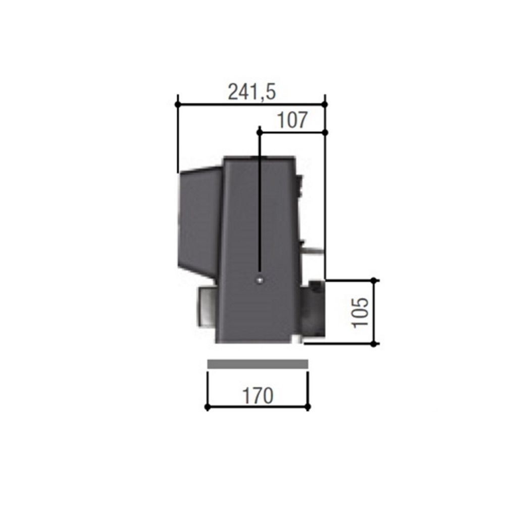 Комплект автоматики для откатных ворот CAME BX608AGS (001U2625RU) (до 800 кг.)