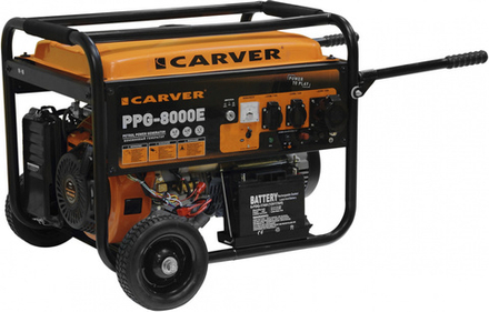 Генератор Carver PPG- 8000Е 6.5кВт