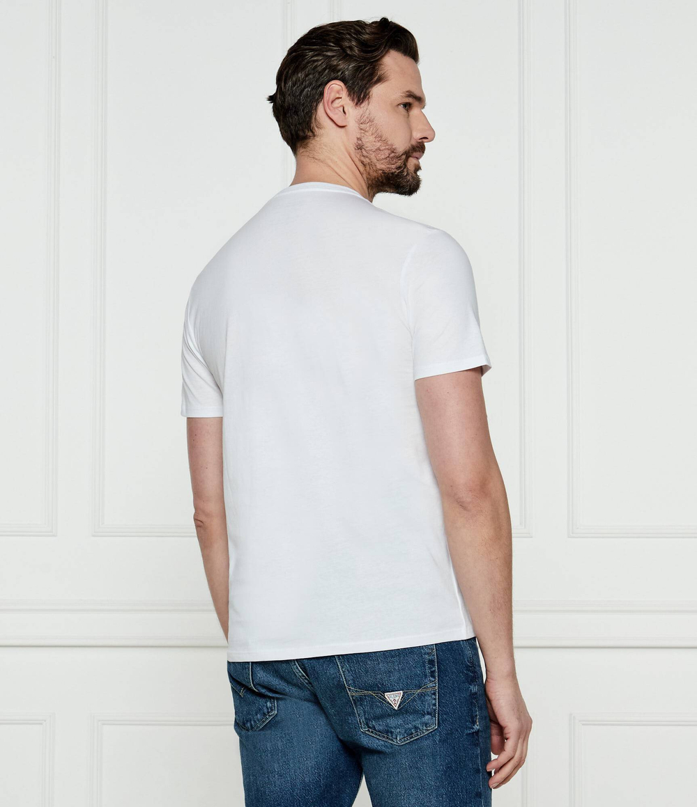 Футболка CHAIN TRI LOG GUESS - белый(M5RI49 K9RM1)