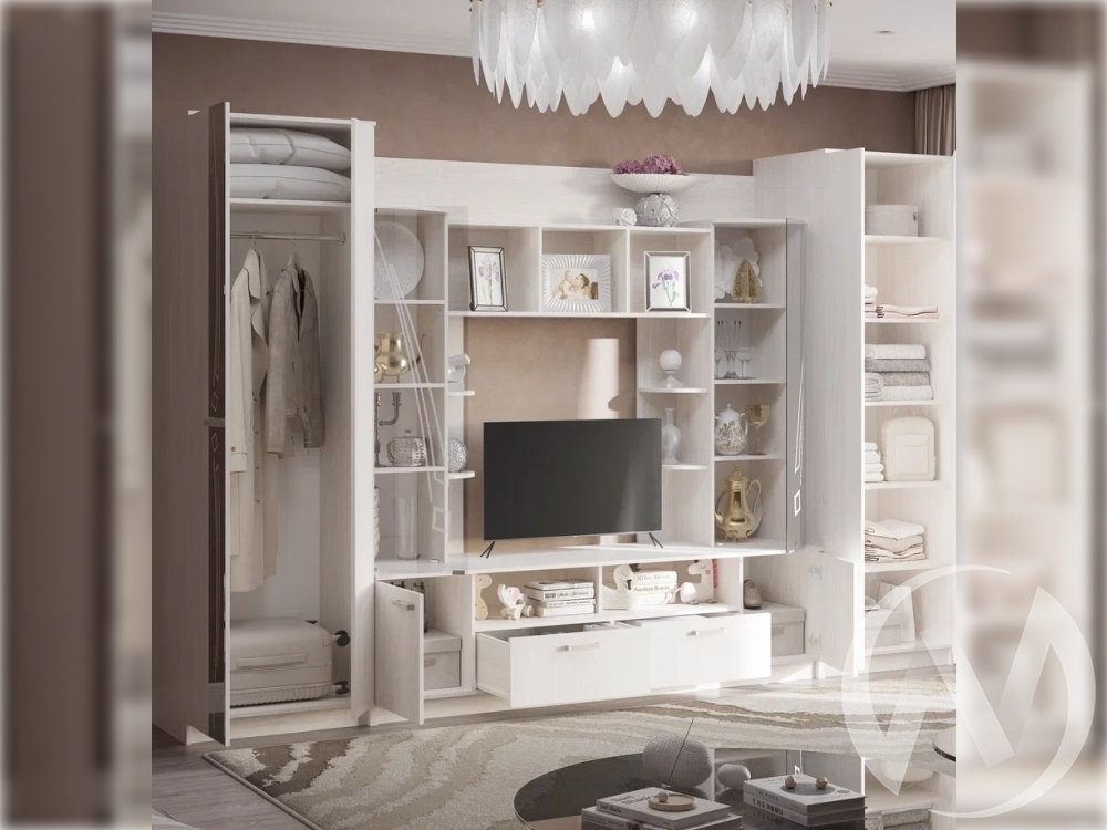 Гостиная Венеция (ясень белый)