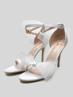 Босоножки Bai sen LS-87 на шпильке с бантами купить