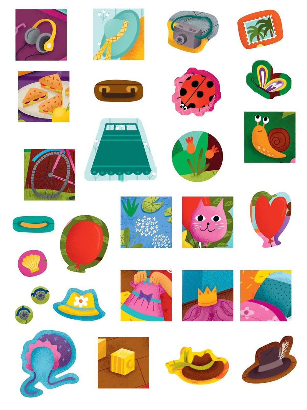 Весёлые истории в наклейках. Для девочек