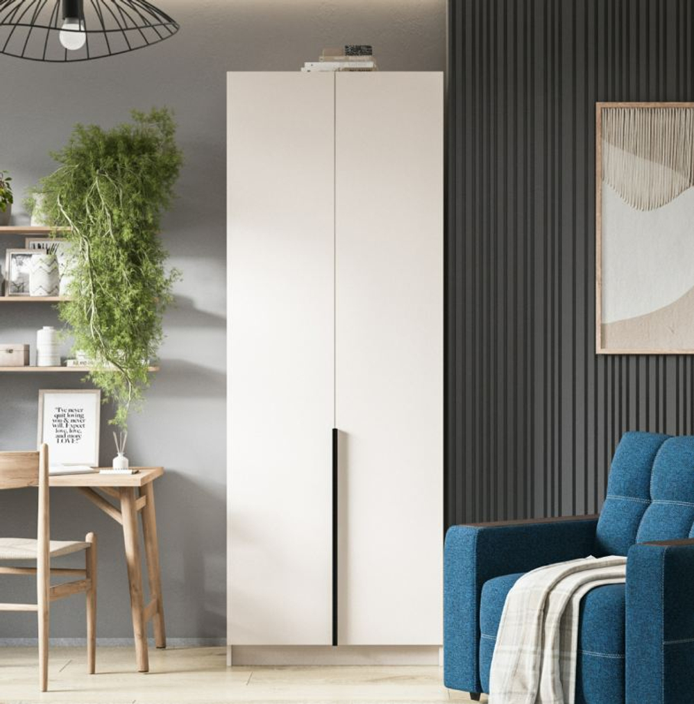 Рим 90 шкаф распашной 2Д+ящики 01 Кашемир