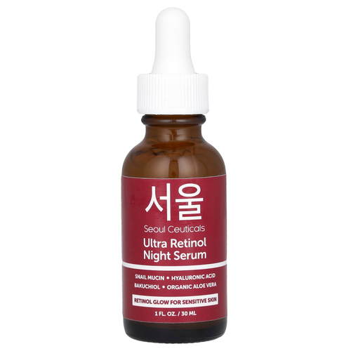 SeoulCeuticals, ночная сыворотка с ретинолом, 30 мл (1 жидк. унция)