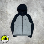 Кофта Nike TechFleece Black Grey Hoodie