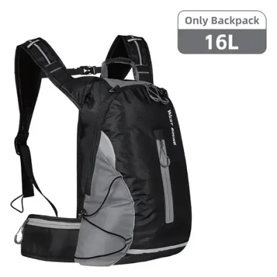 Рюкзак велосипедный, 16 литров West Biking YP0707246, чёрный-серый