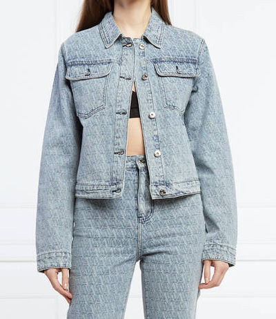 джинсовая куртка Twinset Actitude - голубой(221AT2581)