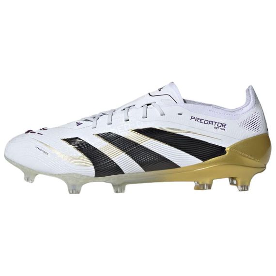 Элитные бутсы Adidas PREDATOR от Adidas PREDATOR - это низкие белые черные сапоги от Adidas PREDATOR .
