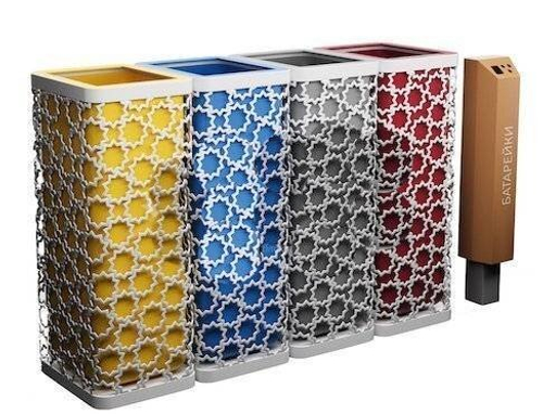 Урна для раздельного сбора мусора «Спонса»