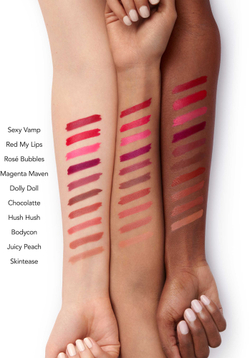 Buxom FULL-ON PLUMPING SATIN LIPSTICK - Кремовая помада для губ с эффектом увеличения оттенок Red My Lips, 2 ml