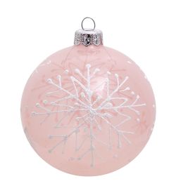 Элита НФШ-1236 Ел.украшение Шар «Снежинки» 85 мм