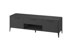 Тумба Type oak под ТВ ширина 180 см (черный)