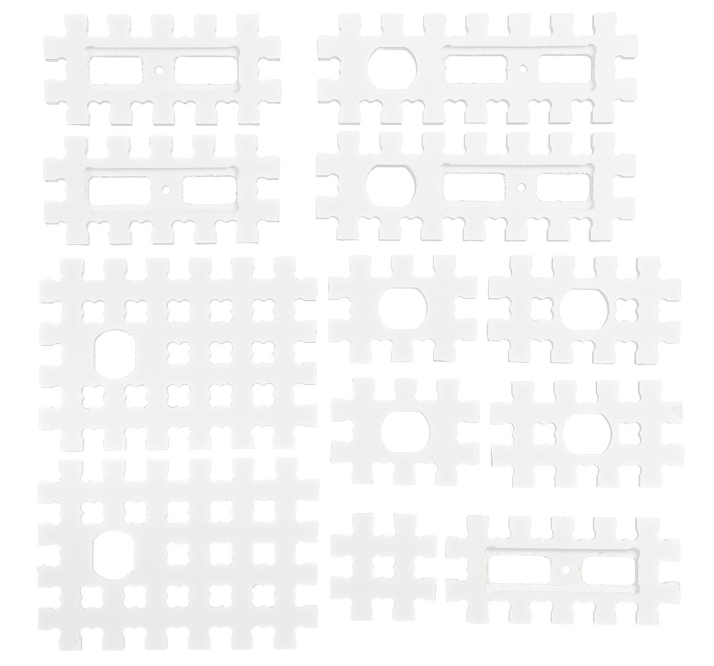 Крепления моторов и датчиков линии (#Структор)