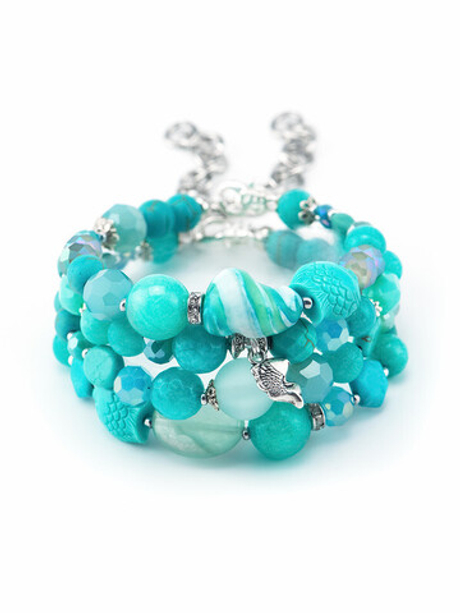 40071600 Браслет Роман с камнем- Персия