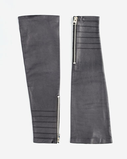 Рукава из натуральной кожи