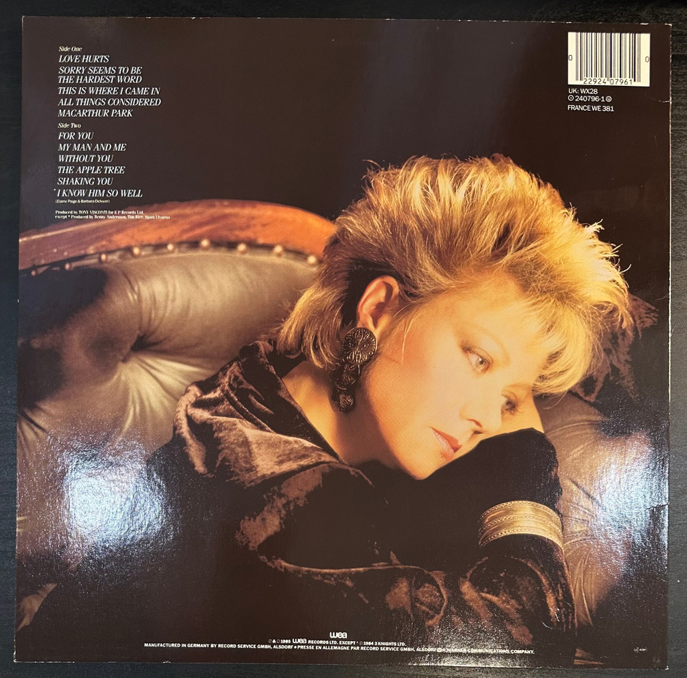 Elaine Paige - Love Hurts (Германия 1985г.)