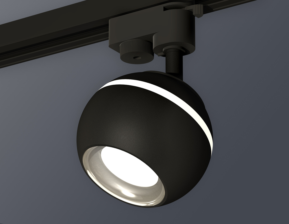 XT1102042 SBK/PSL черный песок/серебро полированное MR16 GU5.3 LED 3W 4200K (A2521, C1102, N7023)