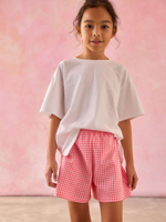 Шорты для девочки Next AH9-462, Красный, Белый