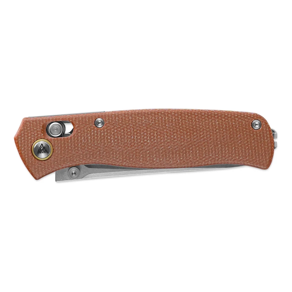 Нож складной SRM 255L-MN Medal Stonewash (10Cr15CoMoV, Micarta)