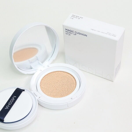 Увлажняющий тональный кушон Missha Magic Cushion Moist Up SPF 50+/PA+++ (№21-светлый беж), 15г
