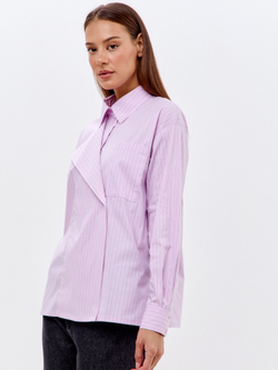 Рубашка с декоративным, откидным воротником