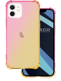 Чехол ROSCO для Apple iPhone 12;Apple iPhone 12 Pro оптом (арт. IP12(12PRO)-HARD-TPU-PINK-GOLD)