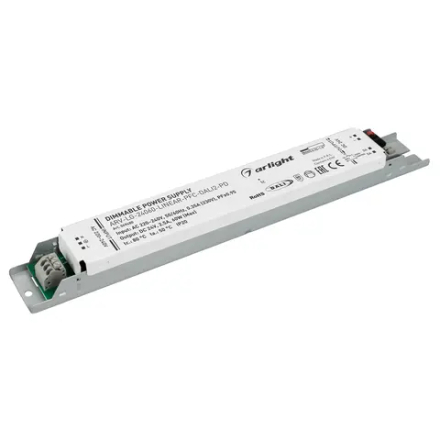 Блок питания ARV-LG-24060-LINEAR-PFC-DALI2-PD (24V, 2.5A, 60W) (Arlight, IP20 Металл, 5 лет) 049480