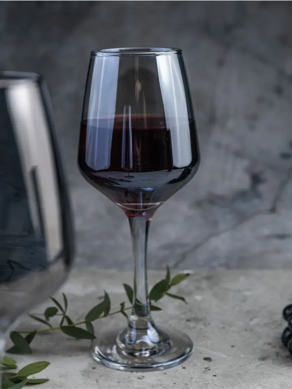 Набор бокалов для вина, 450 мл, 6 шт. серые