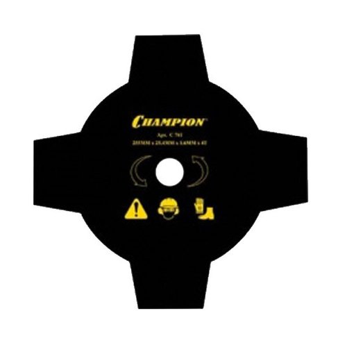 Нож CHAMPION для триммера 4-х зубчатый d=230*25.4mm (тип А)   C5105