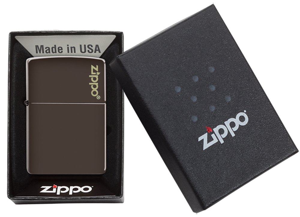 Зажигалка коричневая Brown Matte ZIPPO 49180ZL