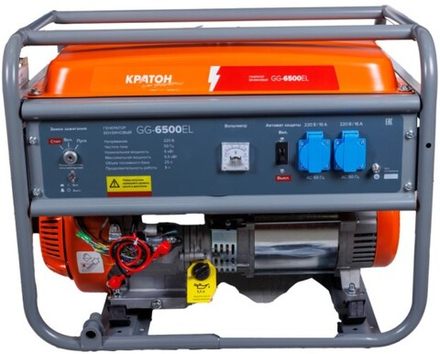 Генератор бензиновый КРАТОН GG-6500EL 3 08 01 053